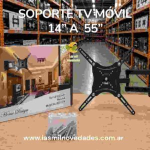 SOPORTE TV MOVIL- DE 14¨ A 55¨
