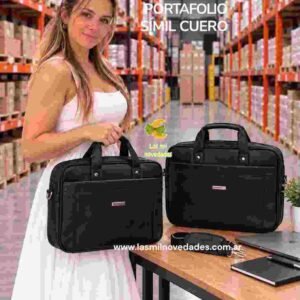 PORTAFOLIO SIMIL CUERO A1604-5 - Imagen 1