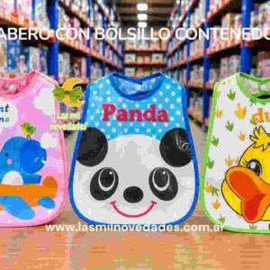 BABERO CON BOLSILLO CONTENEDOR - Imagen 1