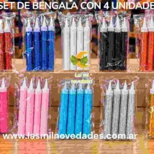 SET DE BENGALA con 4 unidades - Imagen 1