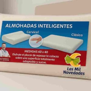 ALMOHADA INTELIGENTE MEDIDAS 60x40