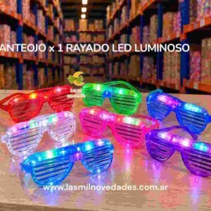 ANTEOJO x 1 **RAYADO** LED LUMINOSO