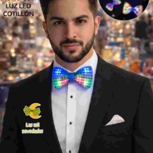 MOÑO CON LUZ LED COTILLON