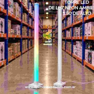 TORRE LED DE LUZ AMBIENTAL 1.50 DE ALTO