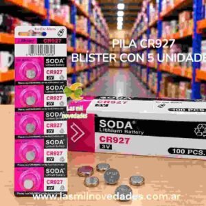 PILA CR927 BLISTER con 5 UNIDADES