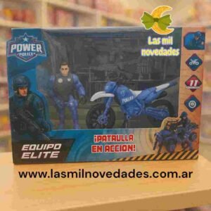 EQUIPO ELITE DE POLICIA *PATRULLA EN ACCION* EN CAJA