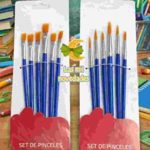 PINCEL BLISTER x 6 unidades LINEA ECO - Imagen 1