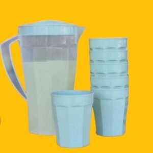 JARRA 2.2 LITROS CON 6 VASOS