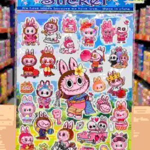 PLANCHA x1 STICKER INFANTIL variedad de diseños - Imagen 3