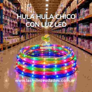 HULA HULA CHICO **CON LUZ LED** - Imagen 1