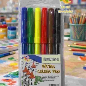 FIBRA COLOR PEN X 6 TAPA "COLOR" 856-6 - Imagen 1