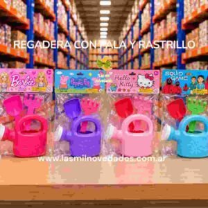 REGADERA CON PALA Y RASTRILLO, Wawi - Imagen 1