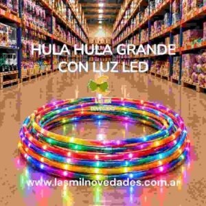 HULA HULA GRANDE **CON LUZ LED**