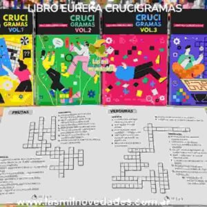 LIBRO EUREKA ¨¨CRUCIGRAMAS¨¨ - Imagen 1