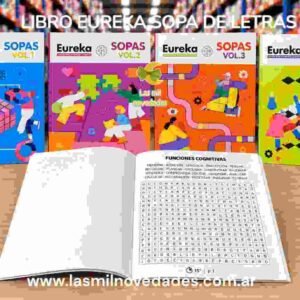 LIBRO EUREKA ¨¨SOPAS DE LETRAS¨¨ - Imagen 1