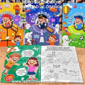 LIBRO ¨¨ESCONDIDOS¨¨ variedad de diseños - Imagen 1