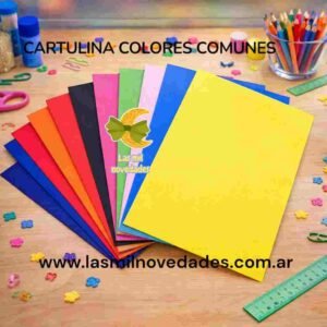 CARTULINA "COLORES COMUNES" - Imagen 1