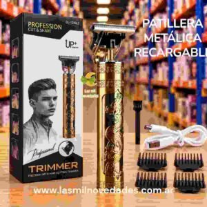PATILLERA PROFESIONAL METALICA TRIMMER RECARGABLE VINTAGE