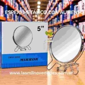 ESPEJO ***METALICO CON AUMENTO***