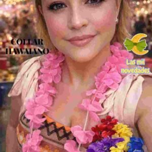 COLLAR DE FLORES HAWAIANO ***pack x 12*** CARNAVAL CARIOCA COTILLON