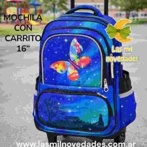 LIQUIDACION MOCHILA CON CARRO 16" Y 18" - Imagen 1