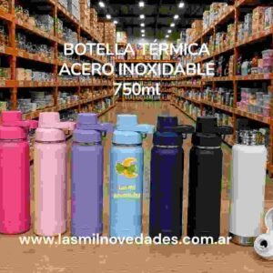 BOTELLA TERMICA ACERO INOXIDABLE 750ml