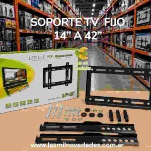 SOPORTE TV FIJO CHICO 14 A 42 PULGADAS - CAJA VERDE